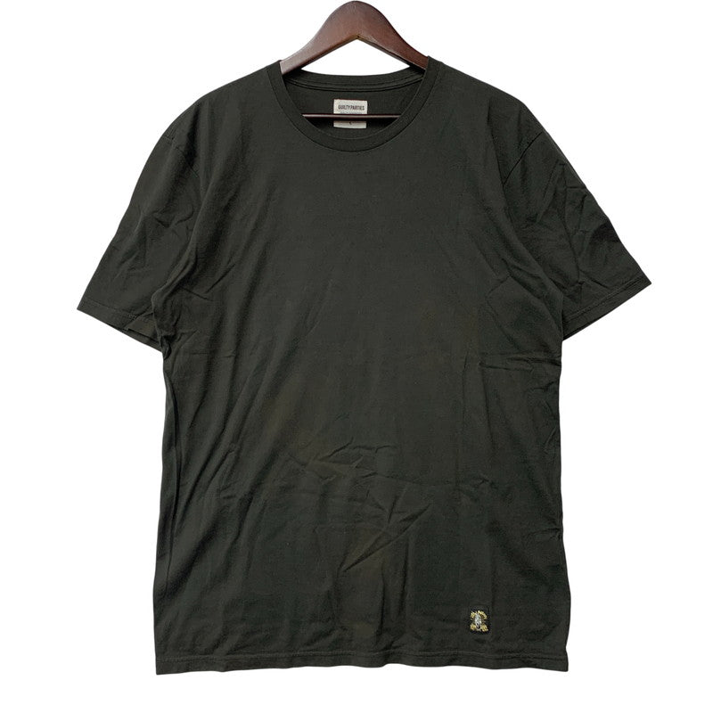 【中古品】【メンズ】 WACKO MARIA ワコマリア 白虎 JAPAN PRINT S/S TEE プリント ショートスリーブ Tシャツ 半袖 トップス 142-260516-as-14-izu サイズ：L カラー：ダークグリーン系 万代Net店