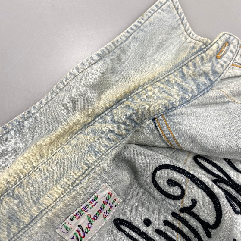 【中古品】【メンズ】 WACKO MARIA ワコマリア WASH DENIM WESTERN SHIRT MARIA 1 14AW-D-SHI-03 ウォッシュ デニム ウエスタンシャツ 長袖 142-260524-as-36-izu サイズ：M カラー：ライトインディゴ 万代Net店