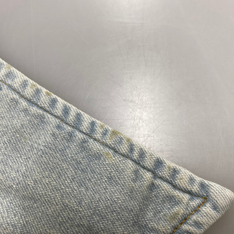 【中古品】【メンズ】 WACKO MARIA ワコマリア WASH DENIM WESTERN SHIRT MARIA 1 14AW-D-SHI-03 ウォッシュ デニム ウエスタンシャツ 長袖 142-260524-as-36-izu サイズ：M カラー：ライトインディゴ 万代Net店