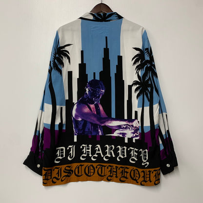 【中古品】【メンズ】 WACKO MARIA ワコマリア × DJ HARVEY DJハーヴィー L/S HAWAIIAN SHIRT ロングスリーブ ハワイアンシャツ 長袖 トップス 142-260516-as-13-izu サイズ：M カラー：マルチカラー 万代Net店