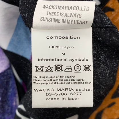 【中古品】【メンズ】 WACKO MARIA ワコマリア × DJ HARVEY DJハーヴィー L/S HAWAIIAN SHIRT ロングスリーブ ハワイアンシャツ 長袖 トップス 142-260516-as-13-izu サイズ：M カラー：マルチカラー 万代Net店