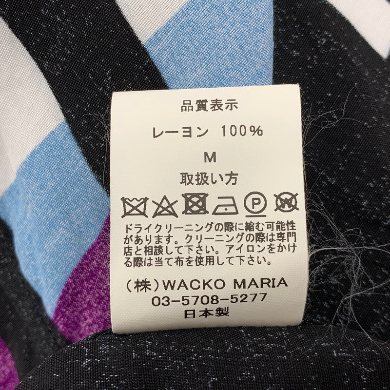 【中古品】【メンズ】 WACKO MARIA ワコマリア × DJ HARVEY DJハーヴィー L/S HAWAIIAN SHIRT ロングスリーブ ハワイアンシャツ 長袖 トップス 142-260516-as-13-izu サイズ：M カラー：マルチカラー 万代Net店