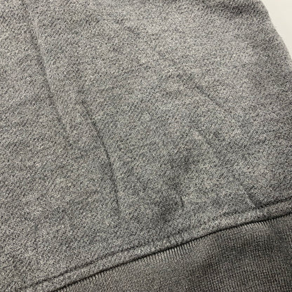 【中古品】【メンズ】 LOUIS VUITTON ルイ・ヴィトン LV LOGO LEATHER PATCH ZIPUP HOODED SWEAT SHIRT RM142Q H6Y51WJUH LVロゴ レザーパッチ ジップアップ フーディー パーカー 179-260516-as-11-izu サイズ：M カラー：グレー 万代Net店
