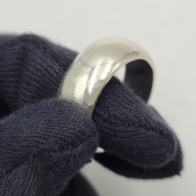 【中古品】【メンズ/レディース】 UNKNOWN SILVER950 ROUND RING シルバー950 ラウンドリング 指輪 アクセサリー 192-260523-as-06-izu カラー：シルバー 万代Net店