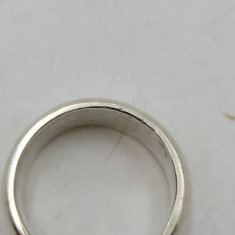 【中古品】【メンズ/レディース】 UNKNOWN SILVER950 ROUND RING シルバー950 ラウンドリング 指輪 アクセサリー 192-260523-as-06-izu カラー：シルバー 万代Net店
