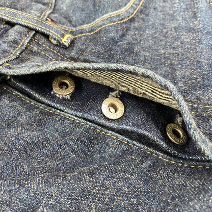 【中古品】【メンズ】 Levi's リーバイス 701XX DENIM PANTS デニムパンツ 日本製 刻印J22 シンチバック 赤耳 復刻 ジーンズ ボトムス 157-260524-as-33-izu サイズ：27×34 カラー：インディゴ 万代Net店
