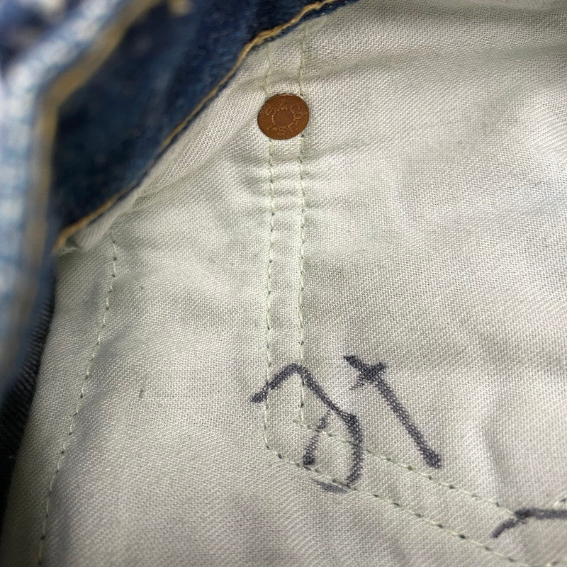 【中古品】【メンズ】 Levi's リーバイス 701XX DENIM PANTS デニムパンツ 日本製 刻印J22 シンチバック 赤耳 復刻 ジーンズ ボトムス 157-260524-as-33-izu サイズ：27×34 カラー：インディゴ 万代Net店