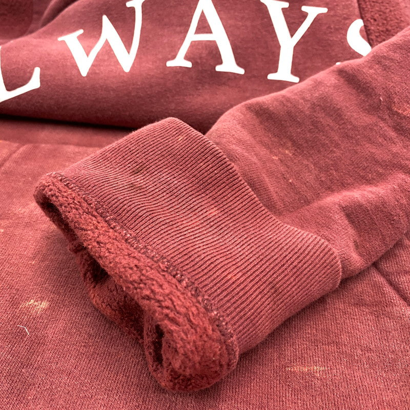【中古品】【メンズ】 ALWAYS OUT OF STOCK オールウェイズアウトオブストック SWITCHED NOSTALGIC PULLOVER プルオーバー パーカー 142-260524-as-37-izu サイズ：M カラー：レッド系 万代Net店