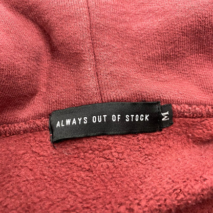 【中古品】【メンズ】 ALWAYS OUT OF STOCK オールウェイズアウトオブストック SWITCHED NOSTALGIC PULLOVER プルオーバー パーカー 142-260524-as-37-izu サイズ：M カラー：レッド系 万代Net店