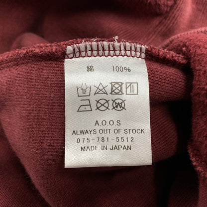 【中古品】【メンズ】 ALWAYS OUT OF STOCK オールウェイズアウトオブストック SWITCHED NOSTALGIC PULLOVER プルオーバー パーカー 142-260524-as-37-izu サイズ：M カラー：レッド系 万代Net店