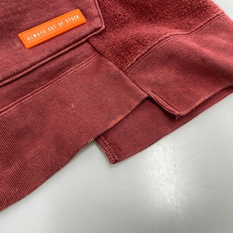 【中古品】【メンズ】 ALWAYS OUT OF STOCK オールウェイズアウトオブストック SWITCHED NOSTALGIC PULLOVER プルオーバー パーカー 142-260524-as-37-izu サイズ：M カラー：レッド系 万代Net店