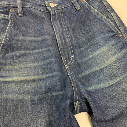 【中古品】【レディース】 MM6 MAISON MARGIELA エムエムシックス メゾン マルジェラ CUT-OFF DENIM PAINTER PANTS S52LA0069 カットオフ デニムペインターパンツ 168-260516-as-26-izu サイズ：38 カラー：インディゴ 万代Net店