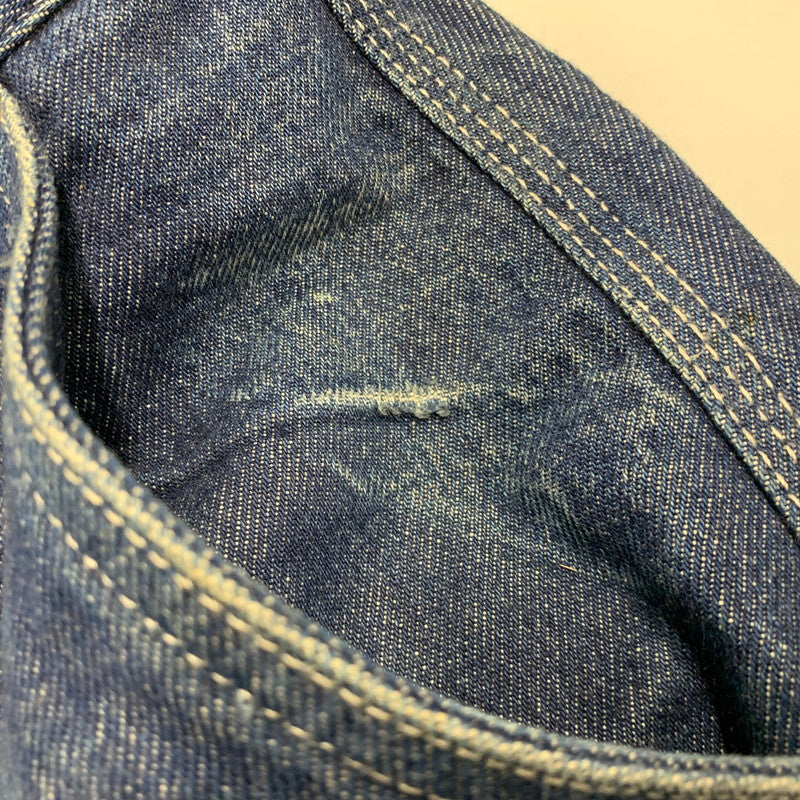 【中古品】【レディース】 MM6 MAISON MARGIELA エムエムシックス メゾン マルジェラ CUT-OFF DENIM PAINTER PANTS S52LA0069 カットオフ デニムペインターパンツ 168-260516-as-26-izu サイズ：38 カラー：インディゴ 万代Net店