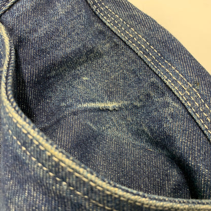【中古品】【レディース】 MM6 MAISON MARGIELA エムエムシックス メゾン マルジェラ CUT-OFF DENIM PAINTER PANTS S52LA0069 カットオフ デニムペインターパンツ 168-260516-as-26-izu サイズ：38 カラー：インディゴ 万代Net店