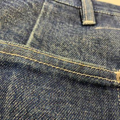 【中古品】【レディース】 MM6 MAISON MARGIELA エムエムシックス メゾン マルジェラ CUT-OFF DENIM PAINTER PANTS S52LA0069 カットオフ デニムペインターパンツ 168-260516-as-26-izu サイズ：38 カラー：インディゴ 万代Net店