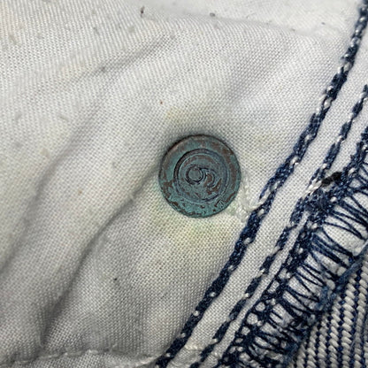 【中古品】【レディース】 MM6 MAISON MARGIELA エムエムシックス メゾン マルジェラ CUT-OFF DENIM PAINTER PANTS S52LA0069 カットオフ デニムペインターパンツ 168-260516-as-26-izu サイズ：38 カラー：インディゴ 万代Net店