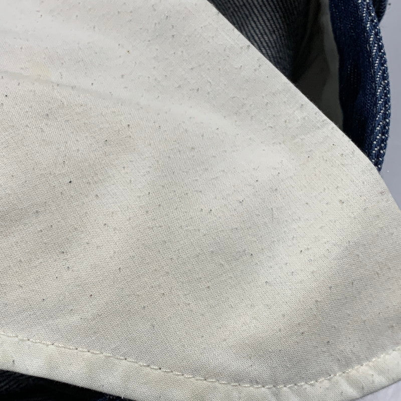 【中古品】【レディース】 MM6 MAISON MARGIELA エムエムシックス メゾン マルジェラ CUT-OFF DENIM PAINTER PANTS S52LA0069 カットオフ デニムペインターパンツ 168-260516-as-26-izu サイズ：38 カラー：インディゴ 万代Net店