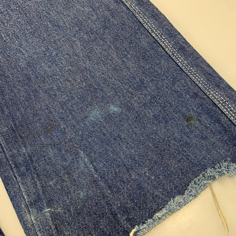【中古品】【レディース】 MM6 MAISON MARGIELA エムエムシックス メゾン マルジェラ CUT-OFF DENIM PAINTER PANTS S52LA0069 カットオフ デニムペインターパンツ 168-260516-as-26-izu サイズ：38 カラー：インディゴ 万代Net店
