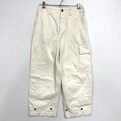 【中古品】【メンズ】 AMACHI. アマチ DOUBLE KNEE CARGO PANTS 011D ダブルニー カーゴパンツ ボトムス 151-260519-as-14-izu サイズ：5 カラー：オフホワイト 万代Net店
