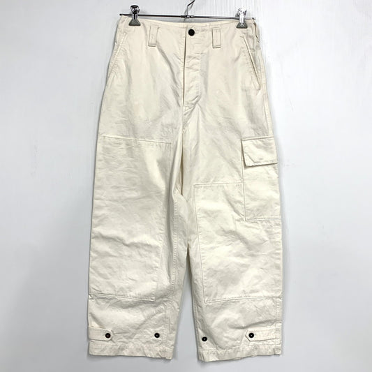 【中古品】【メンズ】 AMACHI. アマチ DOUBLE KNEE CARGO PANTS 011D ダブルニー カーゴパンツ ボトムス 151-260519-as-14-izu サイズ：5 カラー：オフホワイト 万代Net店
