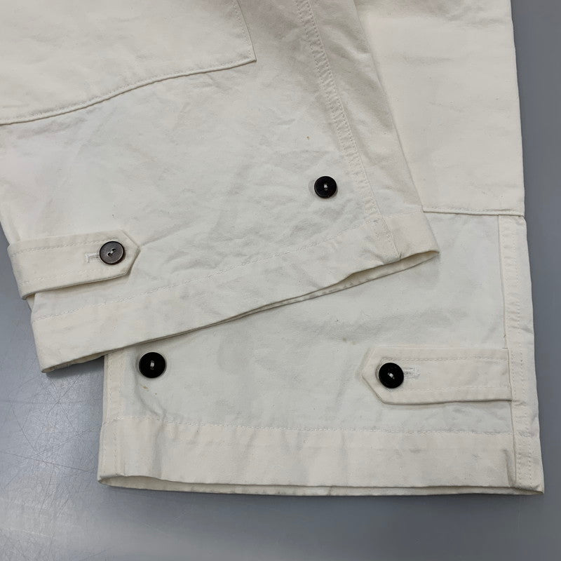 【中古品】【メンズ】 AMACHI. アマチ DOUBLE KNEE CARGO PANTS 011D ダブルニー カーゴパンツ ボトムス 151-260519-as-14-izu サイズ：5 カラー：オフホワイト 万代Net店