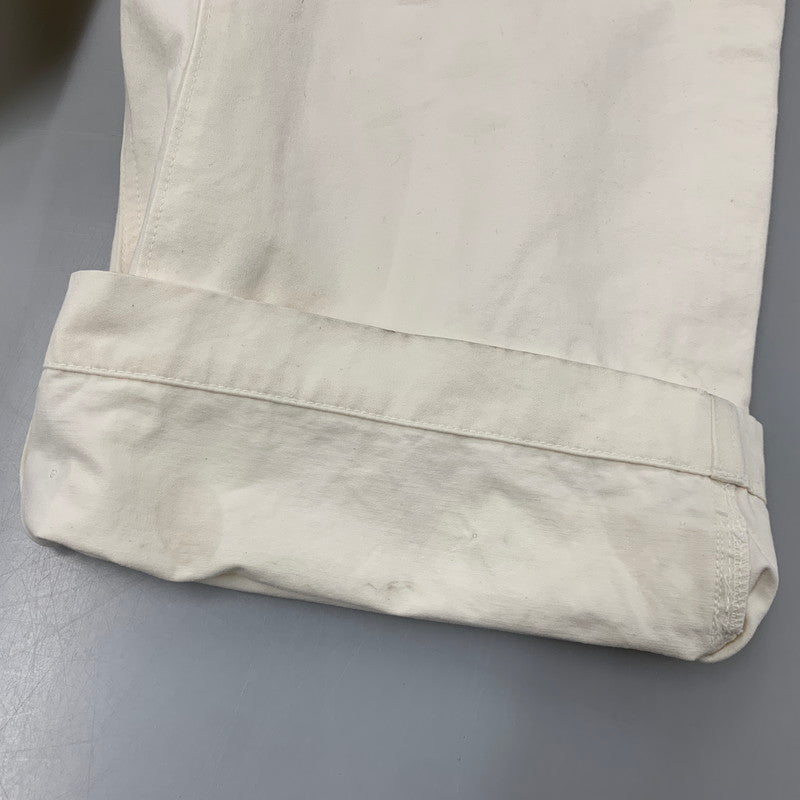 【中古品】【メンズ】 AMACHI. アマチ DOUBLE KNEE CARGO PANTS 011D ダブルニー カーゴパンツ ボトムス 151-260519-as-14-izu サイズ：5 カラー：オフホワイト 万代Net店