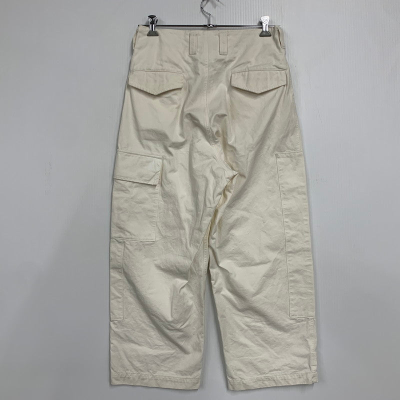 【中古品】【メンズ】 AMACHI. アマチ DOUBLE KNEE CARGO PANTS 011D ダブルニー カーゴパンツ ボトムス 151-260519-as-14-izu サイズ：5 カラー：オフホワイト 万代Net店