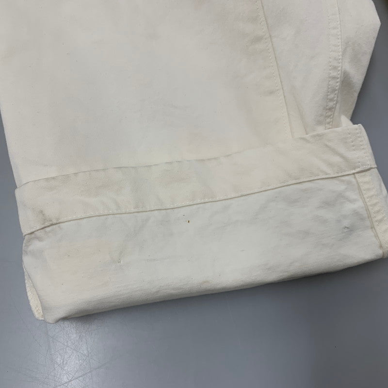 【中古品】【メンズ】 AMACHI. アマチ DOUBLE KNEE CARGO PANTS 011D ダブルニー カーゴパンツ ボトムス 151-260519-as-14-izu サイズ：5 カラー：オフホワイト 万代Net店