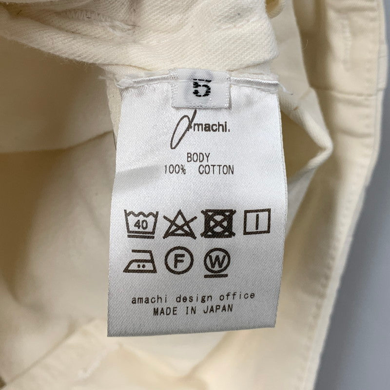 【中古品】【メンズ】 AMACHI. アマチ DOUBLE KNEE CARGO PANTS 011D ダブルニー カーゴパンツ ボトムス 151-260519-as-14-izu サイズ：5 カラー：オフホワイト 万代Net店