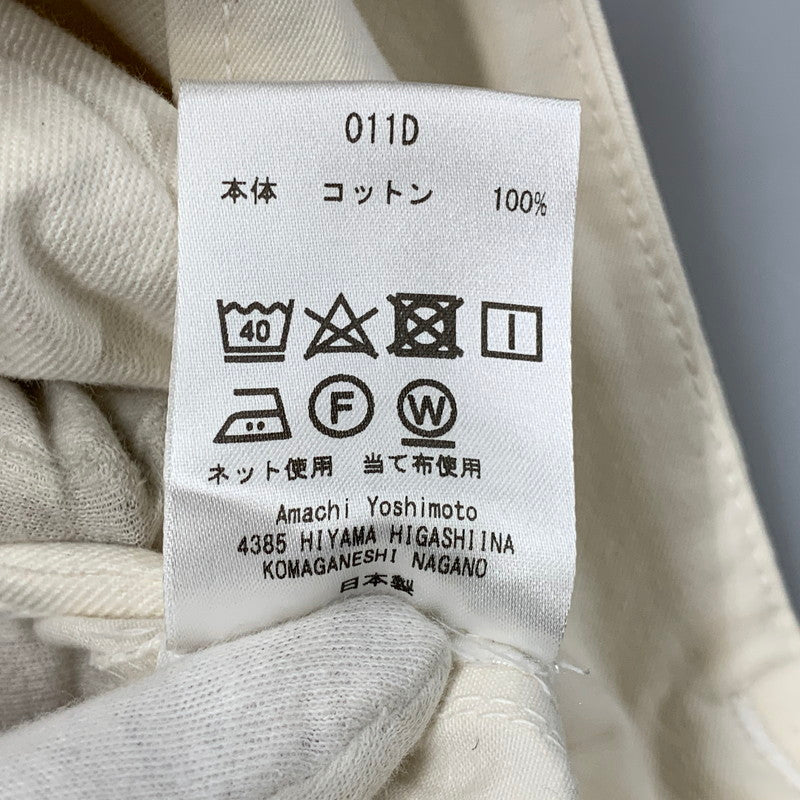【中古品】【メンズ】 AMACHI. アマチ DOUBLE KNEE CARGO PANTS 011D ダブルニー カーゴパンツ ボトムス 151-260519-as-14-izu サイズ：5 カラー：オフホワイト 万代Net店