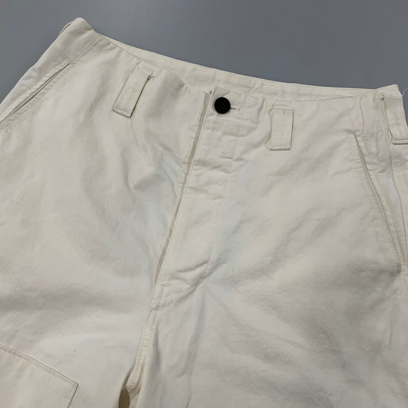 【中古品】【メンズ】 AMACHI. アマチ DOUBLE KNEE CARGO PANTS 011D ダブルニー カーゴパンツ ボトムス 151-260519-as-14-izu サイズ：5 カラー：オフホワイト 万代Net店