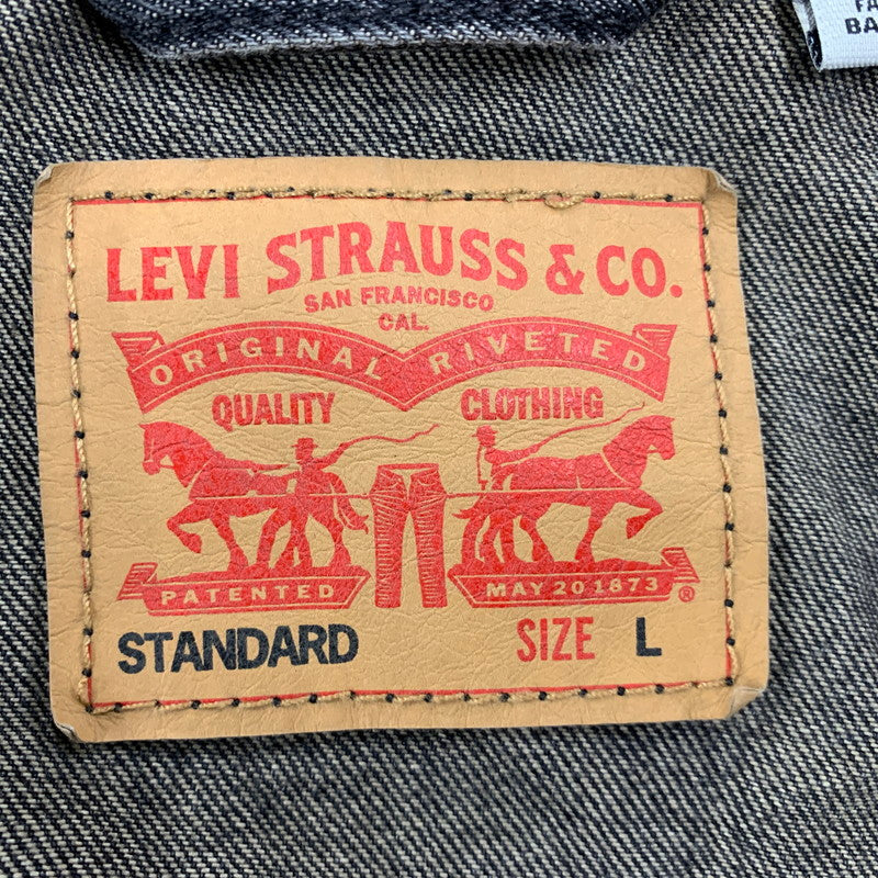 【中古品】【メンズ】 Levi's リーバイス STANDARD TYPE3 DENIM TRACKER JACKET PC9-72334-0584 3rdタイプ デニム トラッカージャケット アウター 147-260516-as-28-izu サイズ：L カラー：ブラック 万代Net店