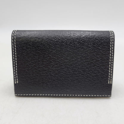 【中古美品】【メンズ/レディース】 Paul Smith ポール・スミス LEATHER CARD CASE PSY616 レザー カードケース 200-260523-as-09-izu カラー：ブラック 万代Net店