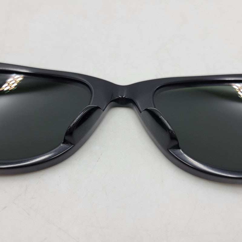 【中古品】【メンズ/レディース】 Ray-Ban レイバン WAYFARER SUNGLASSES RB2140-A ウェイファーラー サングラス 203-260523-as-02-izu サイズ：50□22 カラー：ブラック×グリーン 万代Net店