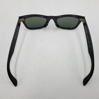 【中古品】【メンズ/レディース】 Ray-Ban レイバン WAYFARER SUNGLASSES RB2140-A ウェイファーラー サングラス 203-260523-as-02-izu サイズ：50□22 カラー：ブラック×グリーン 万代Net店