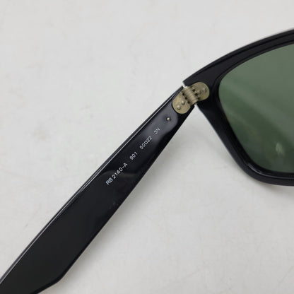 【中古品】【メンズ/レディース】 Ray-Ban レイバン WAYFARER SUNGLASSES RB2140-A ウェイファーラー サングラス 203-260523-as-02-izu サイズ：50□22 カラー：ブラック×グリーン 万代Net店