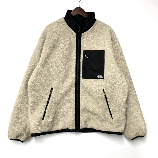 【中古品】【メンズ】 THE NORTH FACE ザ・ノースフェイス REVERSIBLE EXTREME PILE FLEECE JACKET NP72536 リバーシブル エクストリーム パイル フリース ジャケット アウター 144-260516-as-27-izu サイズ：XL カラー：ブラック/ベージュ 万代Net店