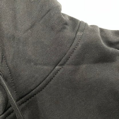 【中古品】【メンズ】 COACH コーチ CAF72 LEATHERWARE COLLAGE RELAXED HOODIE レザーウェア コラージュ リラックスド フーディー トップス 長袖 141-260518-cs-08-izu サイズ：XL カラー：ブラック 万代Net店