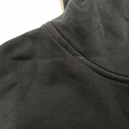 【中古品】【メンズ】 COACH コーチ CAF72 LEATHERWARE COLLAGE RELAXED HOODIE レザーウェア コラージュ リラックスド フーディー トップス 長袖 141-260518-cs-08-izu サイズ：XL カラー：ブラック 万代Net店