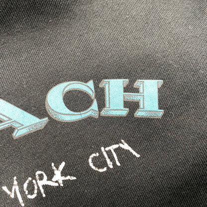 【中古品】【メンズ】 COACH コーチ CAF72 LEATHERWARE COLLAGE RELAXED HOODIE レザーウェア コラージュ リラックスド フーディー トップス 長袖 141-260518-cs-08-izu サイズ：XL カラー：ブラック 万代Net店