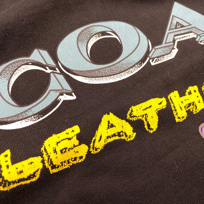 【中古品】【メンズ】 COACH コーチ CAF72 LEATHERWARE COLLAGE RELAXED HOODIE レザーウェア コラージュ リラックスド フーディー トップス 長袖 141-260518-cs-08-izu サイズ：XL カラー：ブラック 万代Net店