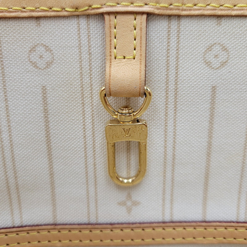 【中古品】【メンズ/レディース】 LOUIS VUITTON ルイ・ヴィトン N51107 旧型 ダミエ・アズール ネヴァーフルMM トートバッグ 179-260516-kh-12-izu カラー：クリーム系 万代Net店