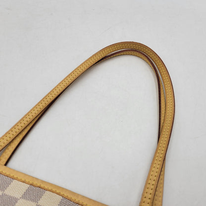 【中古品】【メンズ/レディース】 LOUIS VUITTON ルイ・ヴィトン N51107 旧型 ダミエ・アズール ネヴァーフルMM トートバッグ 179-260516-kh-12-izu カラー：クリーム系 万代Net店