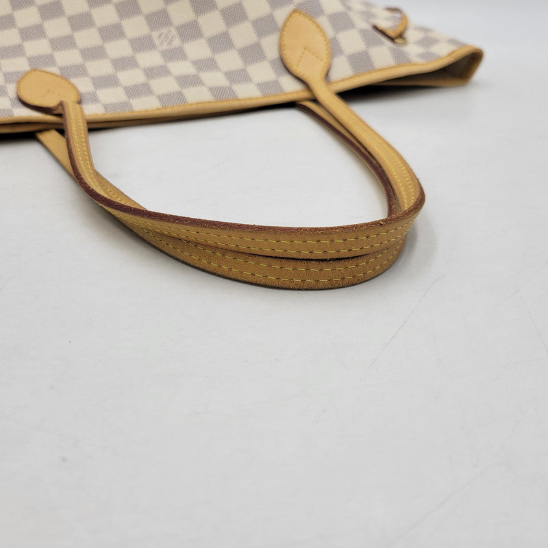 【中古品】【メンズ/レディース】 LOUIS VUITTON ルイ・ヴィトン N51107 旧型 ダミエ・アズール ネヴァーフルMM トートバッグ 179-260516-kh-12-izu カラー：クリーム系 万代Net店