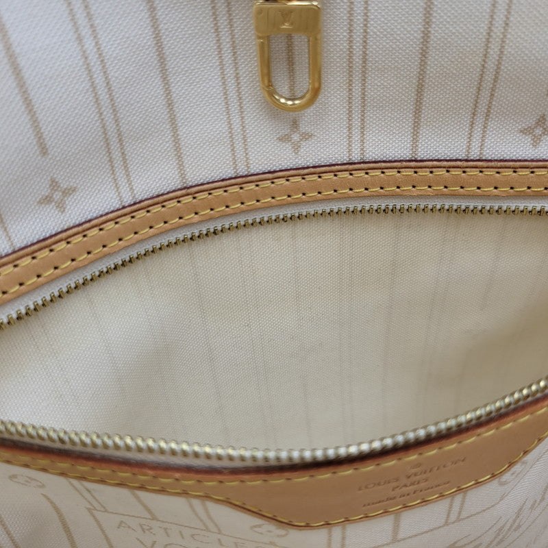 【中古品】【メンズ/レディース】 LOUIS VUITTON ルイ・ヴィトン N51107 旧型 ダミエ・アズール ネヴァーフルMM トートバッグ 179-260516-kh-12-izu カラー：クリーム系 万代Net店