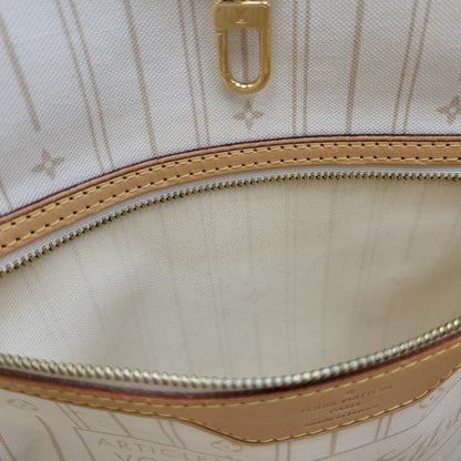 【中古品】【メンズ/レディース】 LOUIS VUITTON ルイ・ヴィトン N51107 旧型 ダミエ・アズール ネヴァーフルMM トートバッグ 179-260516-kh-12-izu カラー：クリーム系 万代Net店