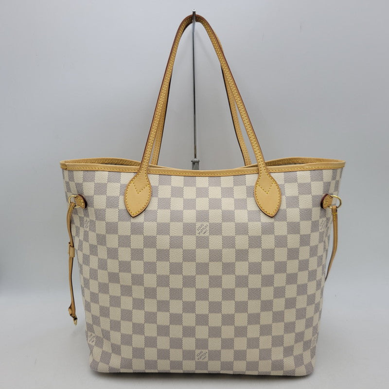 【中古品】【メンズ/レディース】 LOUIS VUITTON ルイ・ヴィトン N51107 旧型 ダミエ・アズール ネヴァーフルMM トートバッグ 179-260516-kh-12-izu カラー：クリーム系 万代Net店