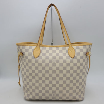 【中古品】【メンズ/レディース】 LOUIS VUITTON ルイ・ヴィトン N51107 旧型 ダミエ・アズール ネヴァーフルMM トートバッグ 179-260516-kh-12-izu カラー：クリーム系 万代Net店