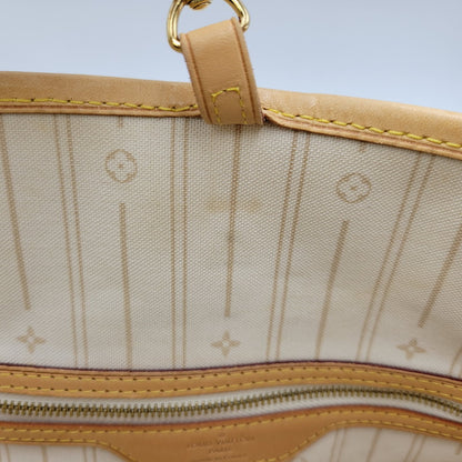【中古品】【メンズ/レディース】 LOUIS VUITTON ルイ・ヴィトン N51107 旧型 ダミエ・アズール ネヴァーフルMM トートバッグ 179-260516-kh-12-izu カラー：クリーム系 万代Net店