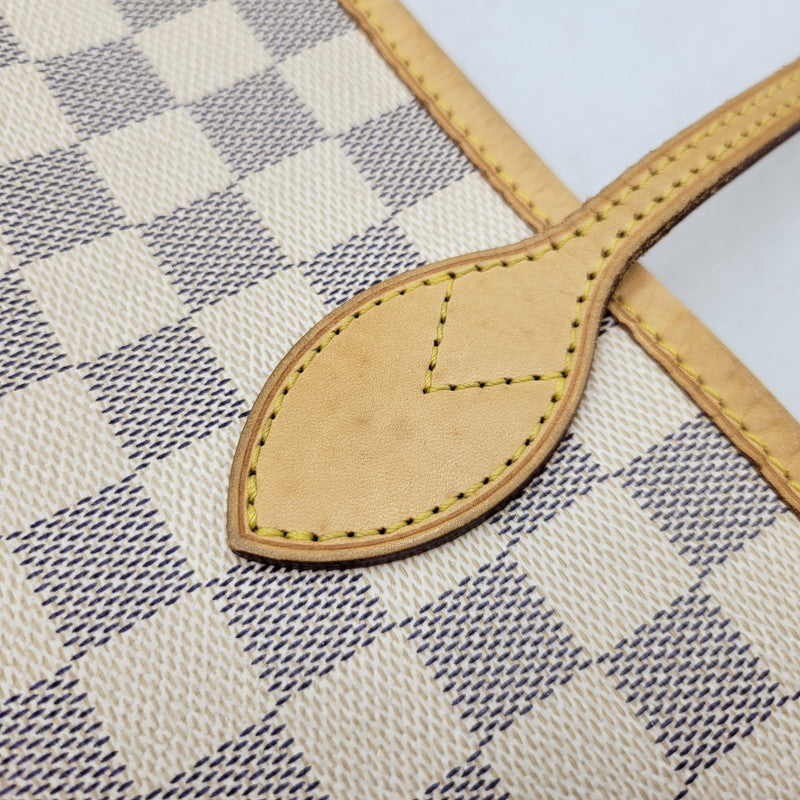 【中古品】【メンズ/レディース】 LOUIS VUITTON ルイ・ヴィトン N51107 旧型 ダミエ・アズール ネヴァーフルMM トートバッグ 179-260516-kh-12-izu カラー：クリーム系 万代Net店